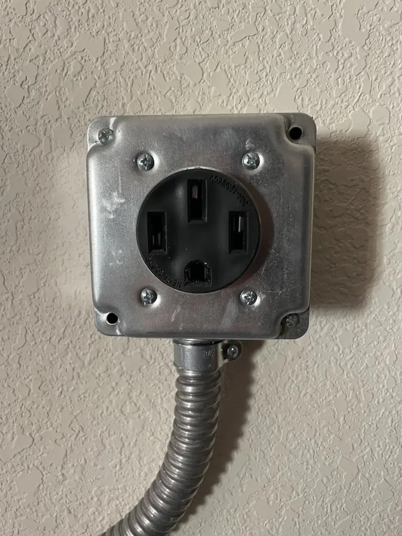 NEMA 14-50 outlet installed for Smart Home Electrical in Beechwood